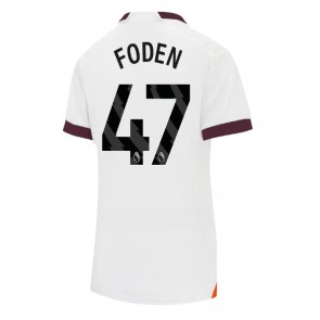 Manchester City Phil Foden #47 Bortatröja Dam 2023-24 Kortärmad